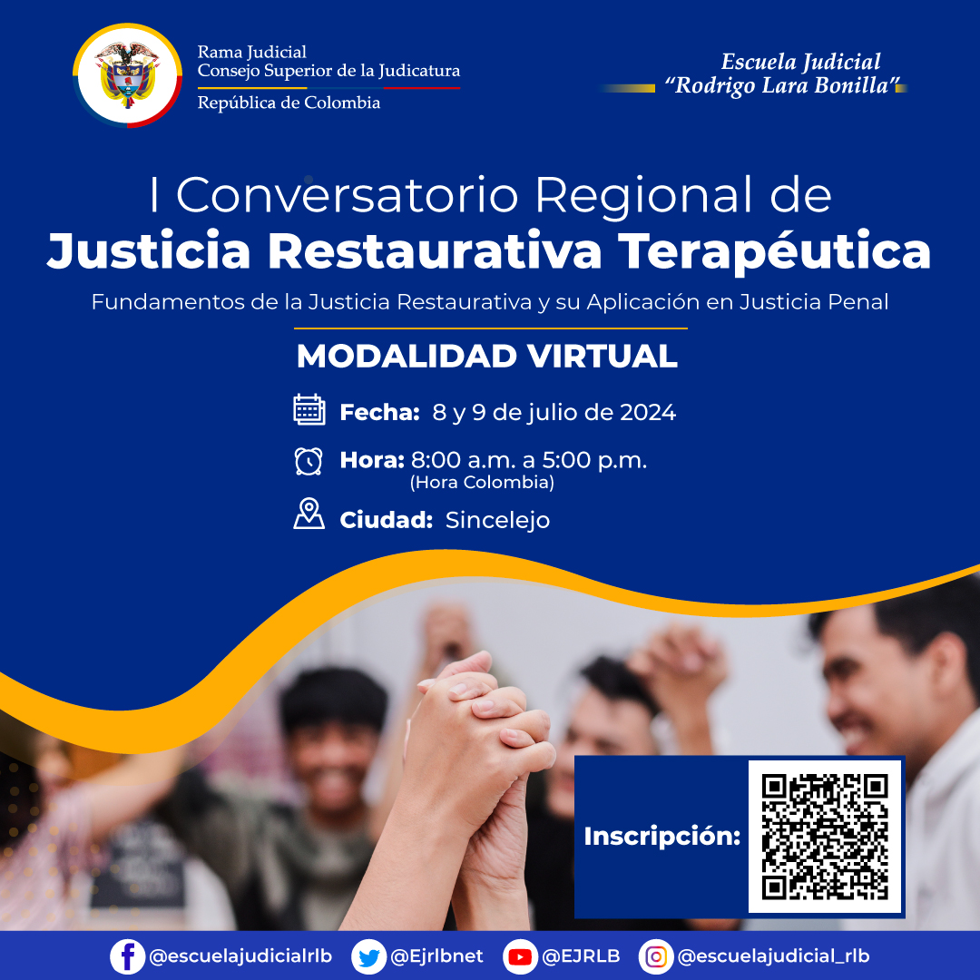 I Conversatorio Regional de Justicia Restaurativa Terapéutica